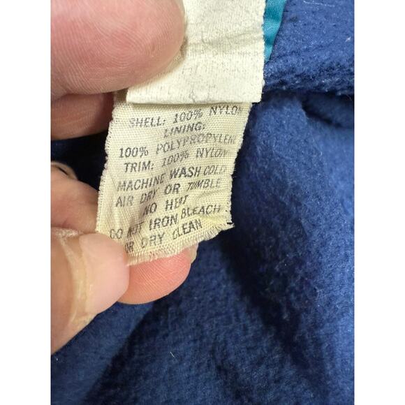 "PATAGONIA" KIDS VTG Jacket Zip Up Zip Pockets  90's Kids Unisex Ski Blue/Green - Picture 9 of 13